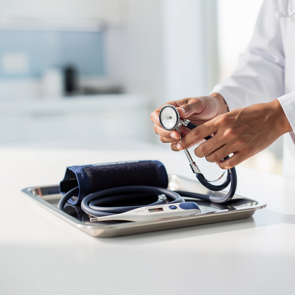 Terry A Schwartz MD San Diego - a compassionate doctor consulting with a patient in a modern San Diego medical office